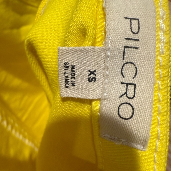 Pilcro Vibrant Yellow Mini Halter Dress - Picture 2 of 4